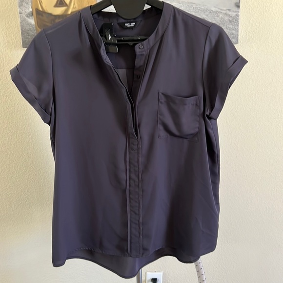Simply Vera Vera Wang Tops - Beautiful Dark Grey, Simply Vera  top, XL